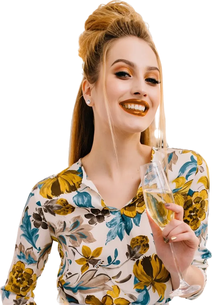 Vinarie Nails Model, elegant woman